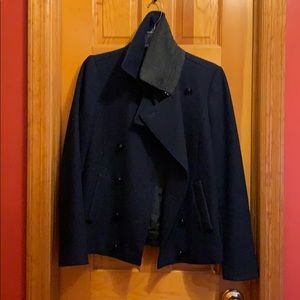 Madewell Buckley Tailors Navy Blue pea coat